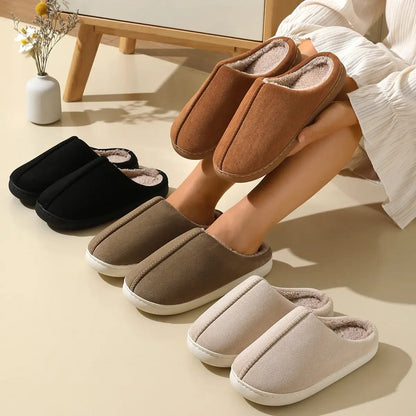 Thick Plush Winter Slippers